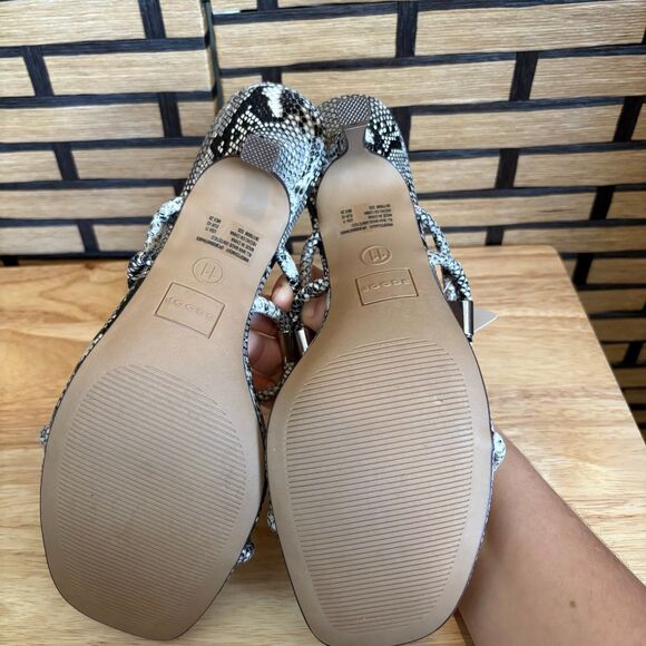 Scoop Snakeskin Print Heels Size 11 - Picture 6 of 6